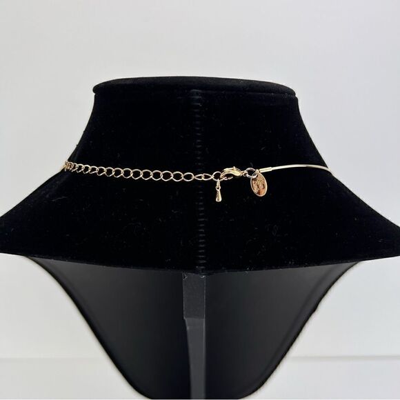 Signed Kiam Family / Lia sophia  Shell Dangle Bib Chain Bead Statement Necklace - Picture 7 of 10